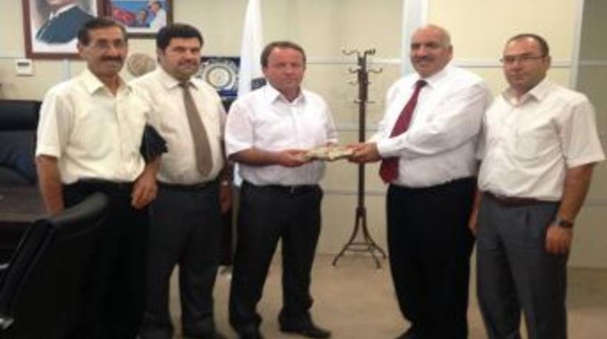 M&uuml;ft&uuml; K&ouml;ksal'dan Başkan Orhan'a 'teşekk&uuml;r' Ziyareti