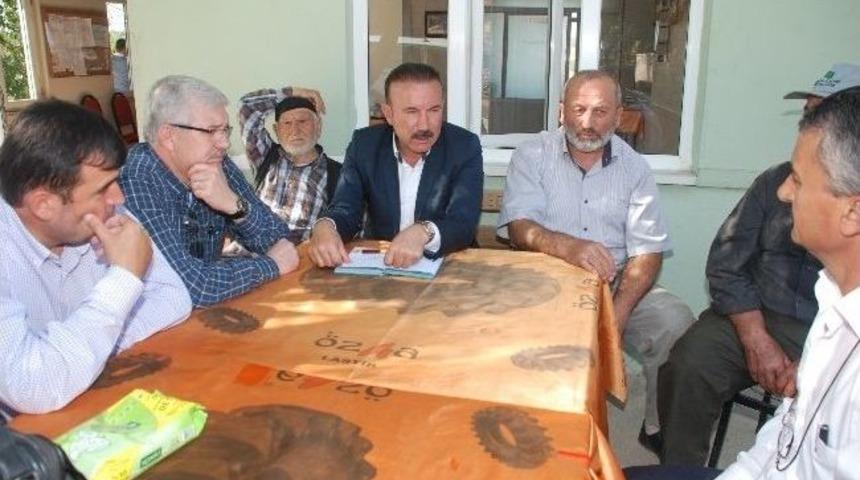 Başkan Doğan'ın K&ouml;y Ziyaretleri S&uuml;r&uuml;yor