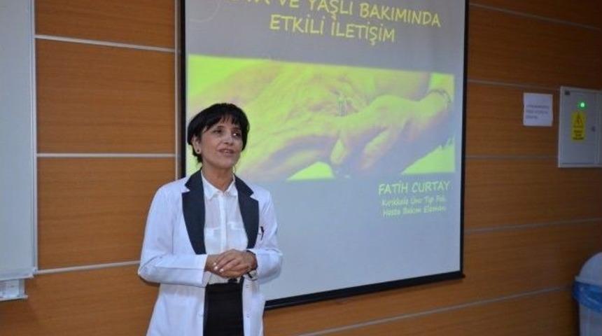 K&uuml; Tıp Fak&uuml;ltesinde Etkili İletişim Konulu Konferans