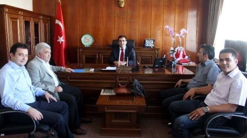 &Ccedil;amad&rsquo;tan &Ccedil;an Kaymakamı Kakillioğlu&rsquo;na Ziyaret