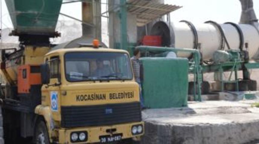 Kocasinan Asfalt &Uuml;retimini Artırıyor