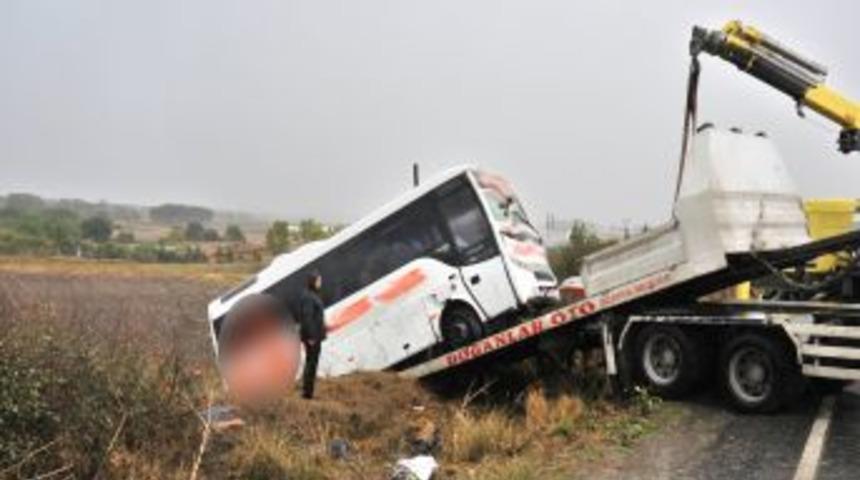 Tekirdağ&rsquo;da Midib&uuml;s Devrildi: 12 Yaralı
