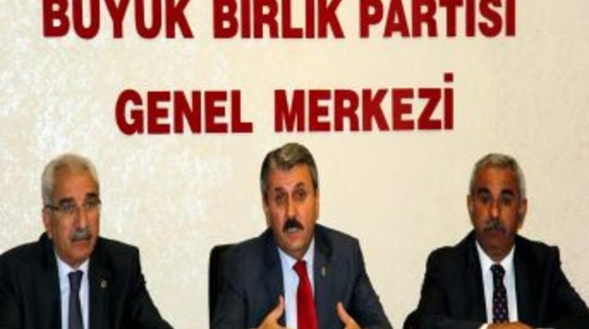 BBP Genel Başkanı Destici: Anayasa Yapamamanın &Uuml;st&uuml;n&uuml; &Ouml;rt&uuml;yorlar