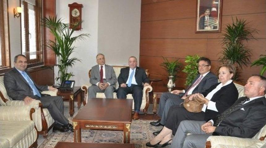 Karayal&ccedil;ın&rsquo;dan, Zonguldak Valisi Kaban&rsquo;a Ziyaret