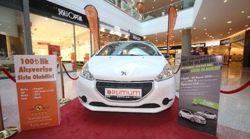 Optimum&rsquo;dan 100 Tl Alışverişe, Peugeot Sahibi Olma Şansı