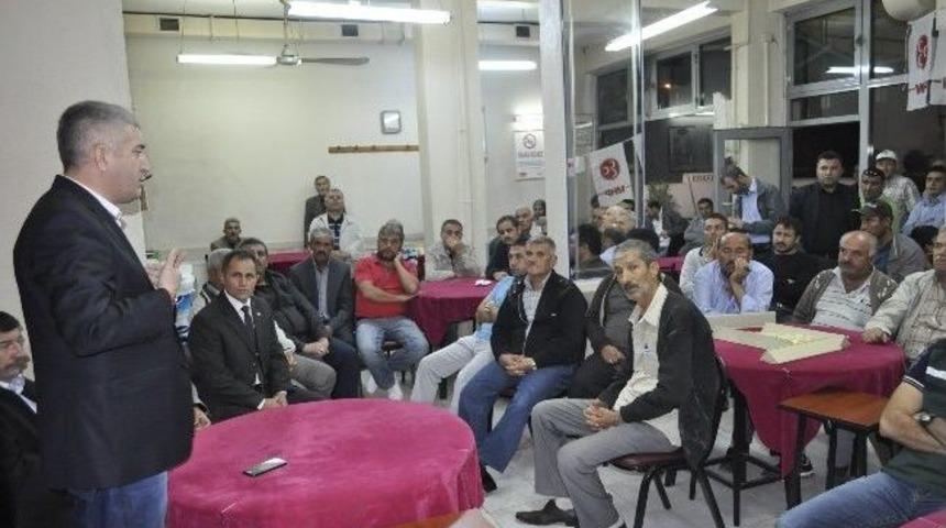 Mhp Kocasinan İl&ccedil;e Teşkilatından Turgut Reis Mahallesinde Toplantı