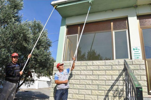 Başkan Ve M&uuml;ft&uuml; K&ouml;yde &Ccedil;alışmaları Yerinde Izledi 1
