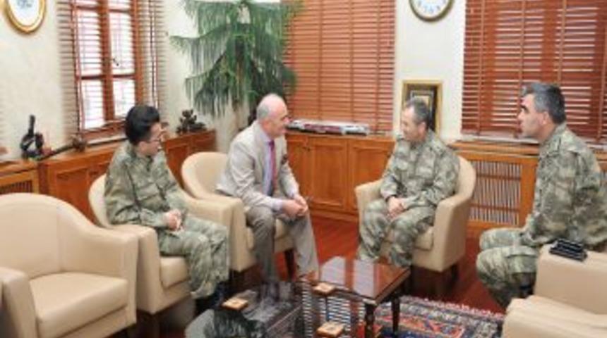 Tuğgeneral Doğru, Başkan Yılmaz&rsquo;ı Ziyaret Etti