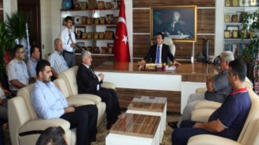 Kaymakam Demir&ouml;z'e 'hayırlı Olsun' Ziyareti