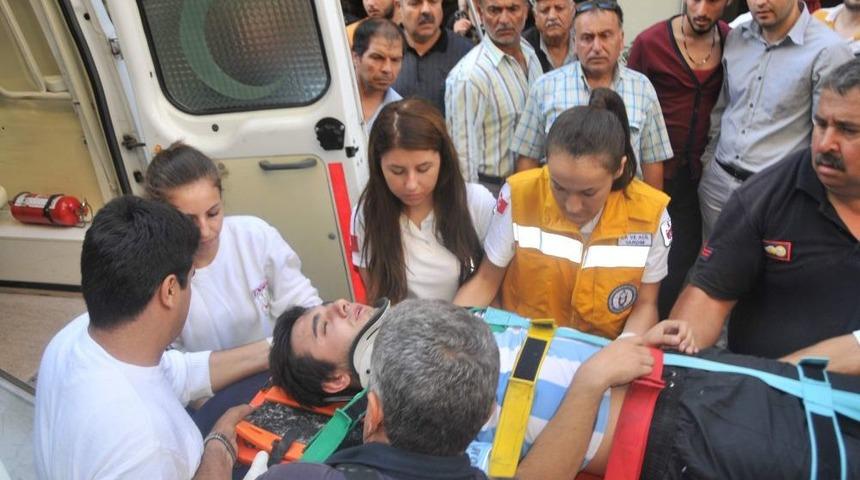 Yağmur Suyunu Temizlerken Terastan D&uuml;şt&uuml;