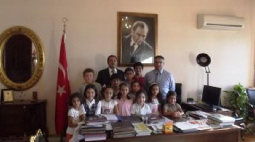 &Ouml;ğrencilerden Kaymakam Yavuz&rsquo;a Ziyaret