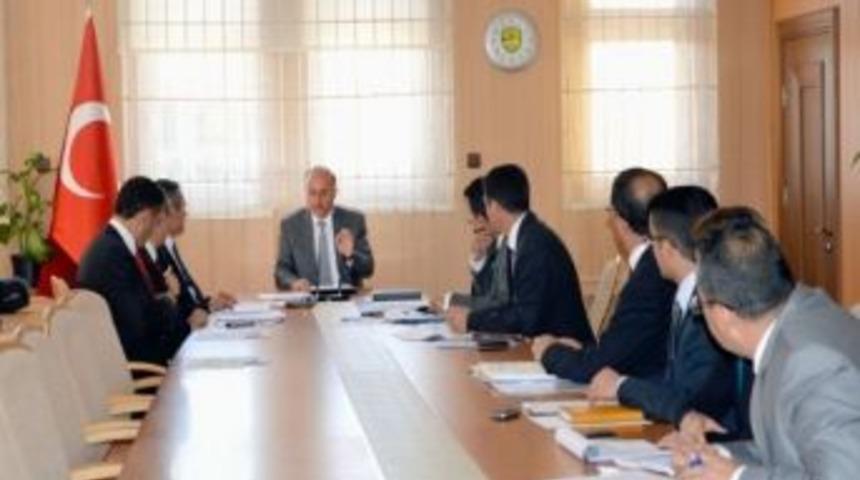 Kaymakamlar Toplantısı Vali Azizoğlu Başkanlığında Yapıldı