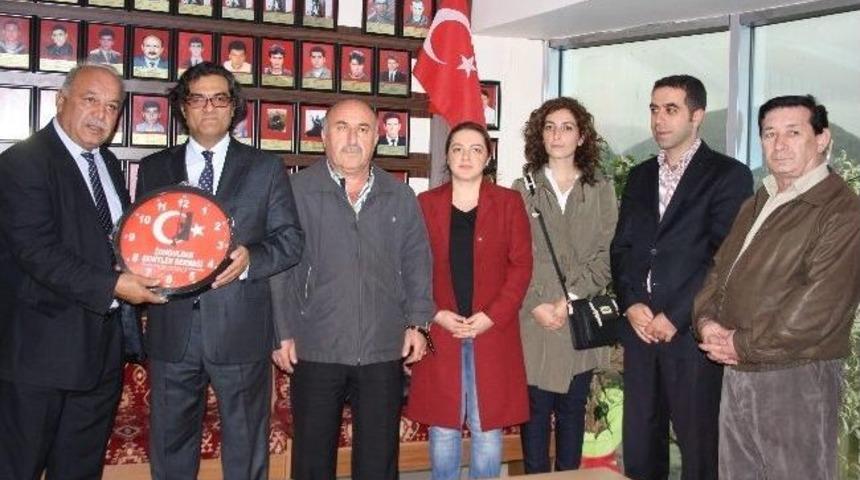 Zonguldak Barosun&rsquo;dan, Şehit Aileleri Derneği'ne Ziyaret