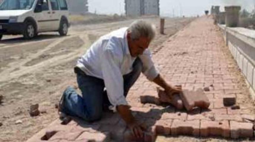 Kocasinan 2 Bin 400 Metre Yaya Yolu Yaptı