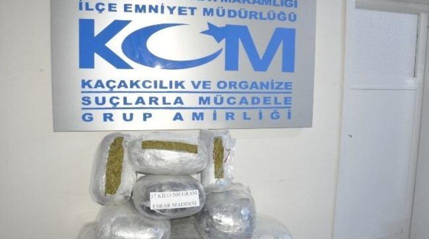 Siverek&rsquo;te 37 Kilo Esrar Ele Ge&ccedil;irildi