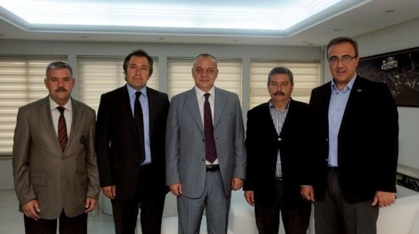 Başkan Erg&uuml;n&rsquo;e Taziye Ziyaretleri