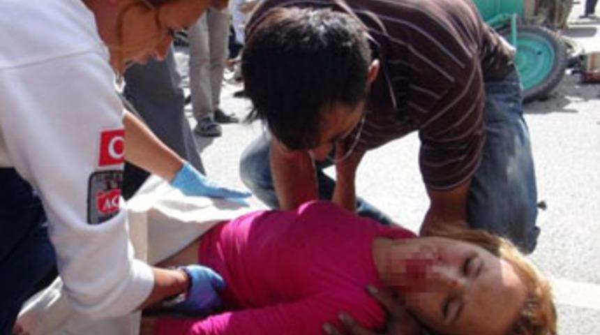 Kendi yarasını unutup eşini sordu