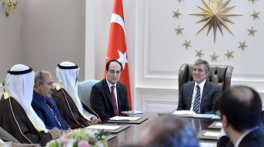 Cumhurbaşkanı G&uuml;l, Kuveyt Parlamento Başkanı Al Ghanim'i Kabul Etti