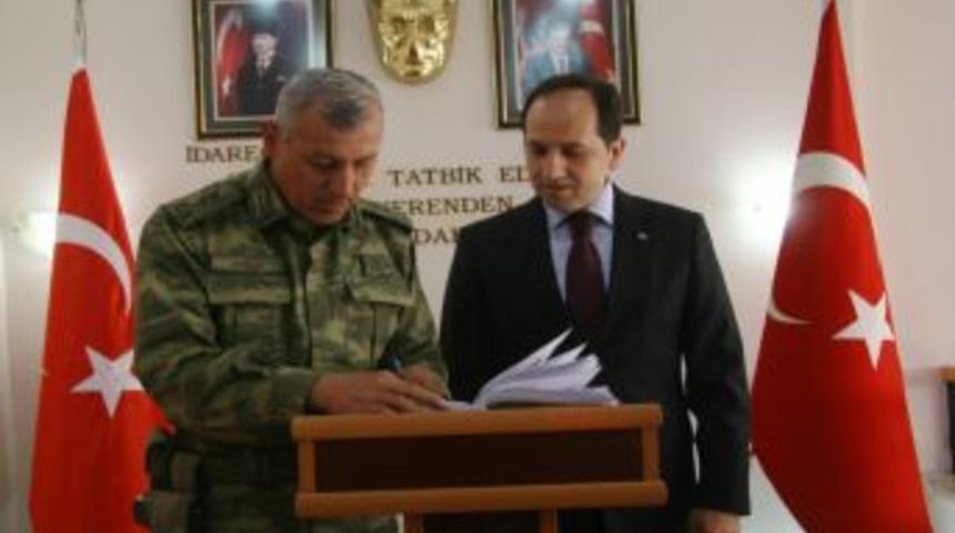 T&uuml;mgeneral Okkan'dan Vali Kalkan'a Hoş Geldin' Ziyareti