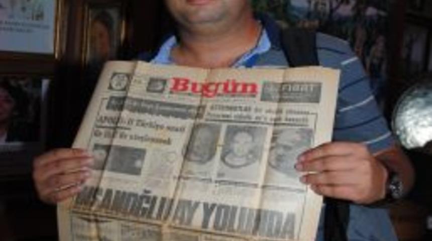 &Ouml;ğretmen Yaran, Babasının 50 Yıllık Gazete Arşivini Bağışladı