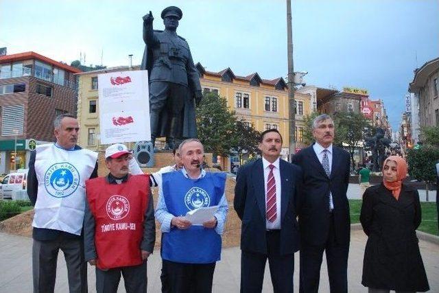 Meydanda “andımız”ı Okudular