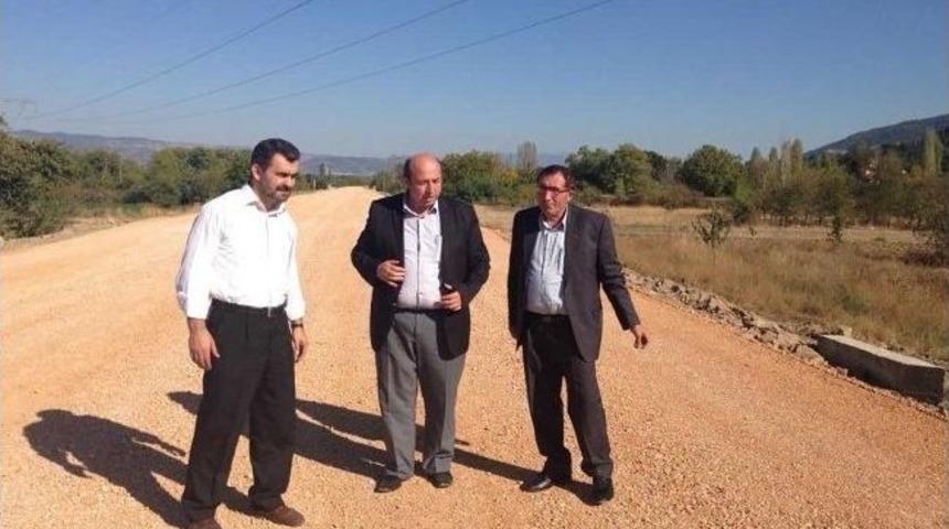 Başkan Yağcı Yol &Ccedil;alışmalarını Yerinde İnceledi