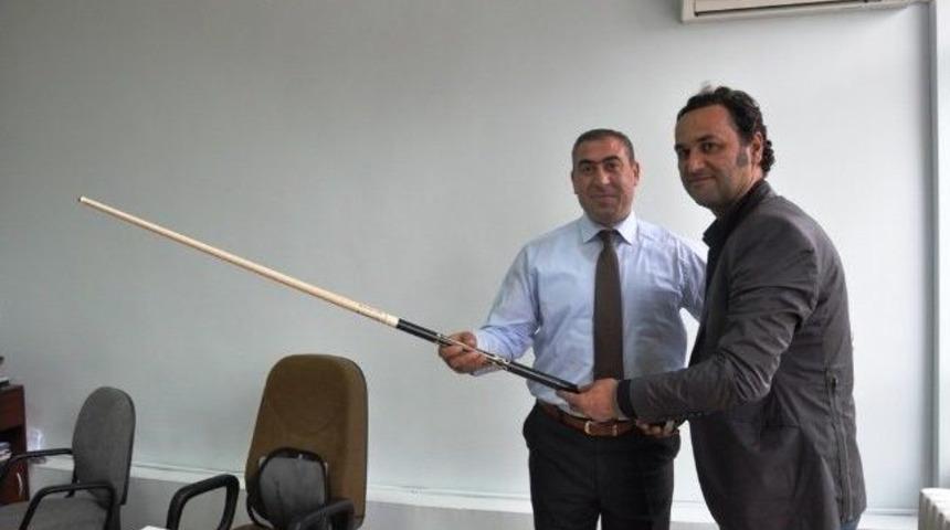 Şiran&rsquo;a Bilardo Istakası Hediye Ettiler