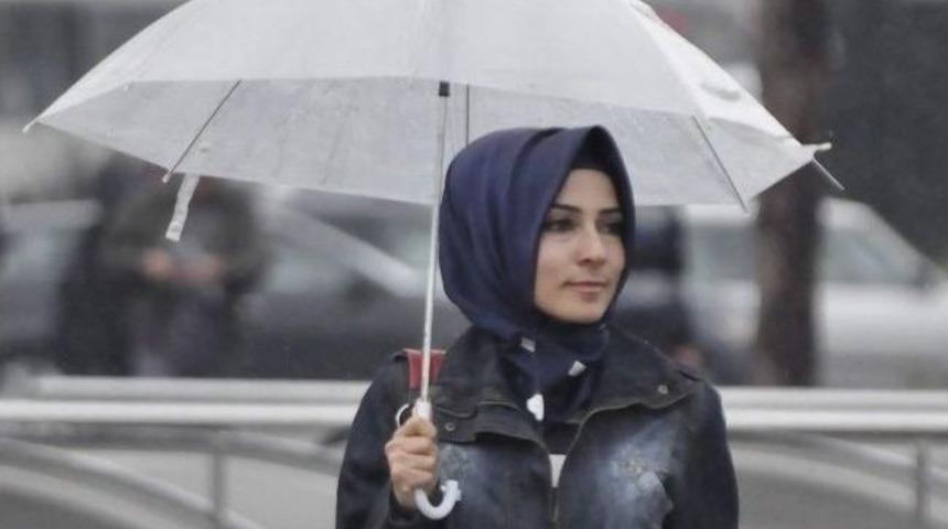 Kayseri&rsquo;de Yağmur Etkili Oldu