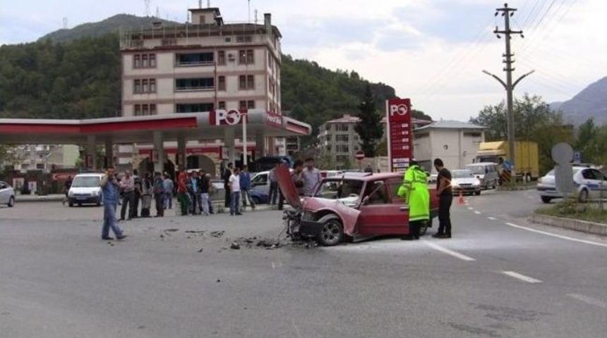 Artvin&rsquo;de Trafik Kazası: 1 Yaralı