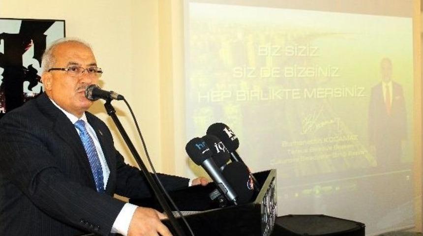 Mhp&rsquo;nin Adayı Kocamaz Basın Mensuplarıyla Buluştu