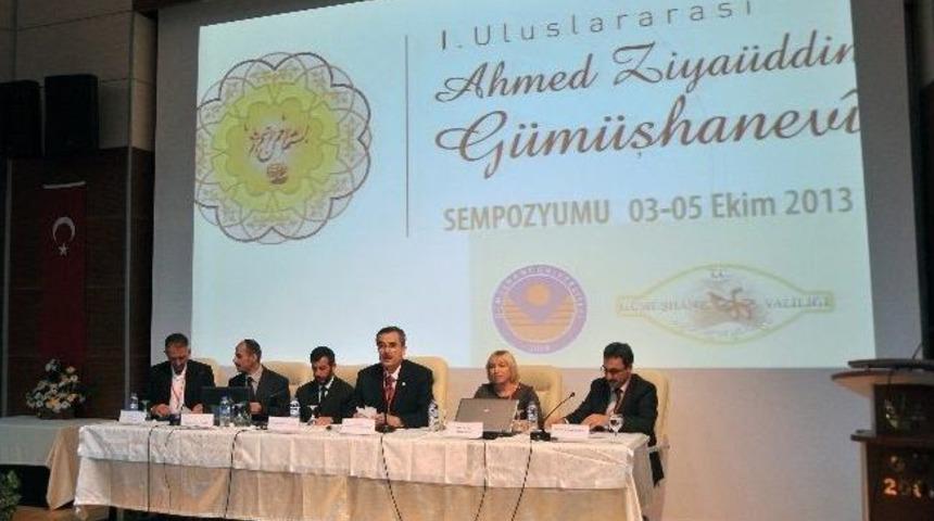 1. Uluslararası Ahmet Ziya&uuml;ddin G&uuml;m&uuml;şhanevi Sempozyumu Başladı
