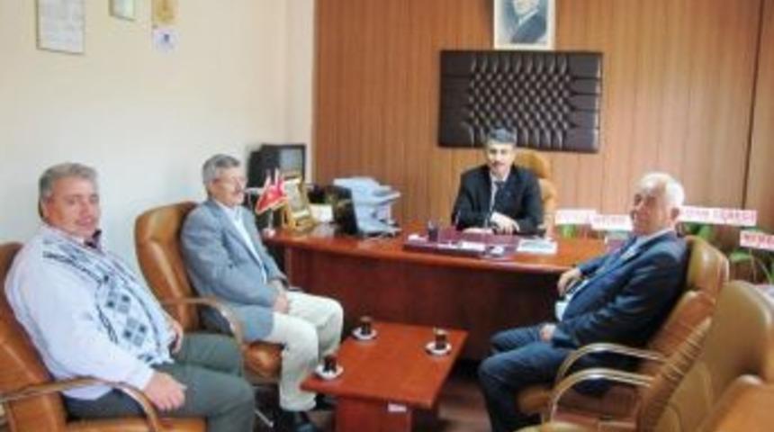 Hisarcık Chp İl&ccedil;e Başkanı'ndan M&uuml;ft&uuml; Arda'ya 'hayırlı Olsun' Ziyareti