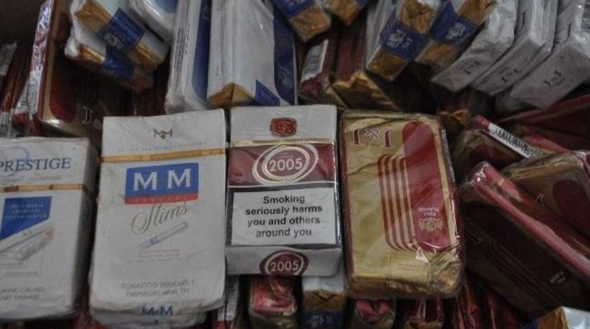 Konya&rsquo;da 15 Bin Paket Ka&ccedil;ak Sigara Ele Ge&ccedil;irildi