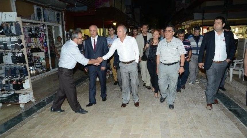 Başkan Evcilmen A&ccedil;ık Avm&rsquo;yi İnceledi