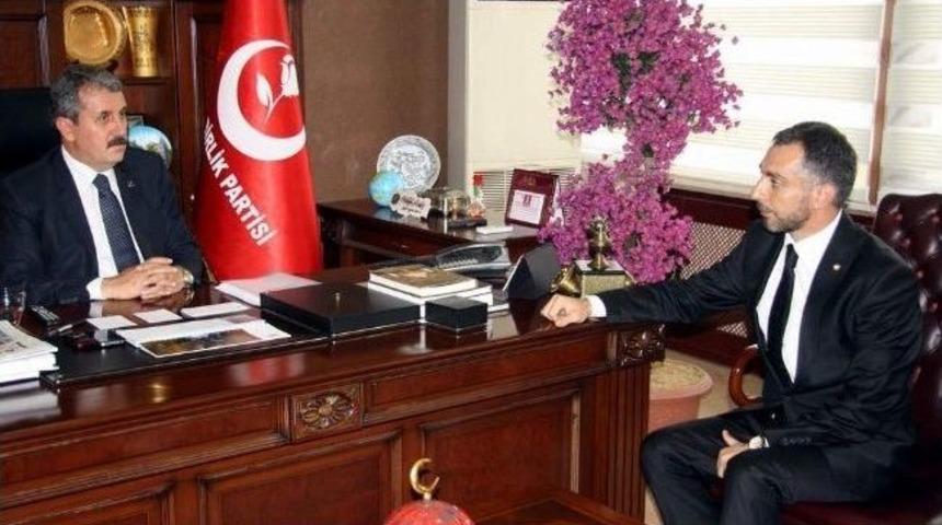 Azerbaycan Milli Azatlık Cephesi Partisi Genel Başkanı, Bbp Lideri Destici&rsquo;yi Ziyaret Etti