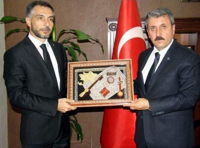 Azerbaycan Milli Azatlık Cephesi Partisi Genel Başkanı, Bbp Lideri Destici&rsquo;yi Ziyaret Etti 1