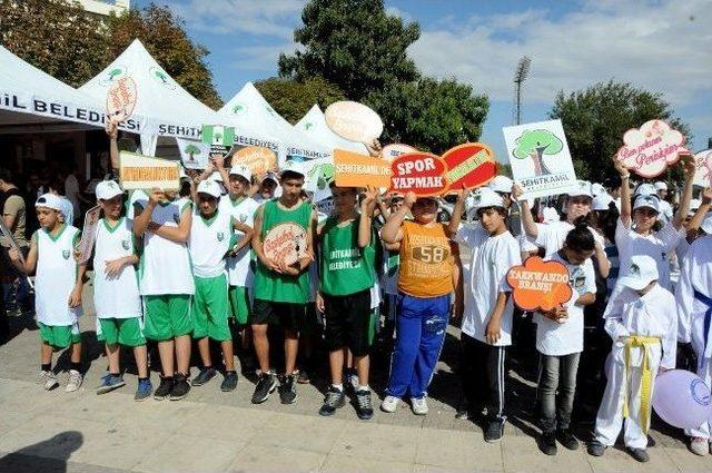 Şehitkamilli Sporcular Sağlığa Y&uuml;r&uuml;d&uuml; 1