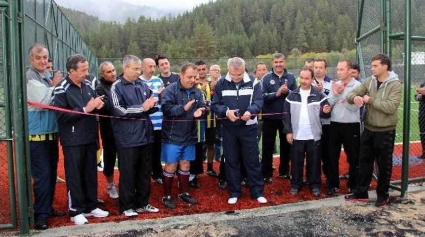 Ilgaz Dağı'na Futbol Sahası Yapıldı