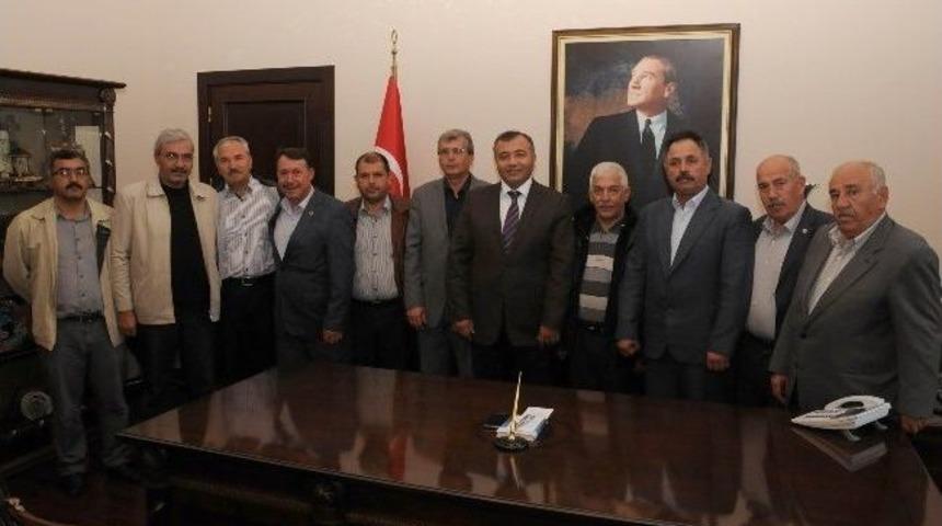 Konyalı Belde Başkanlarından Vali &Ccedil;ift&ccedil;i&rsquo;ye Ziyaret