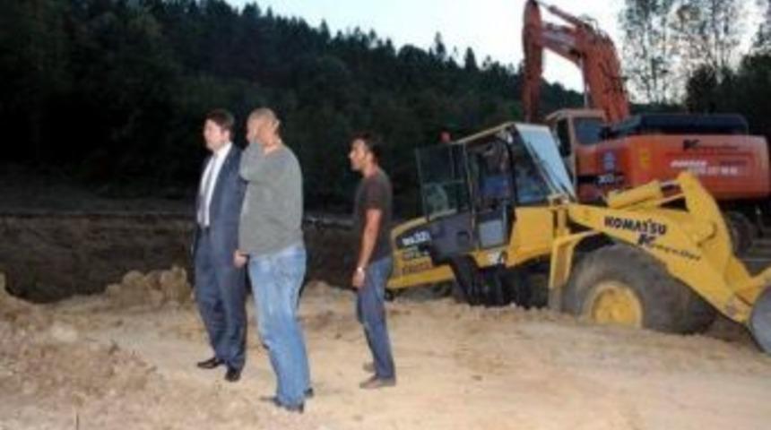 Tun&ccedil; Lise İnşaatında İncelemelerde Bulundu