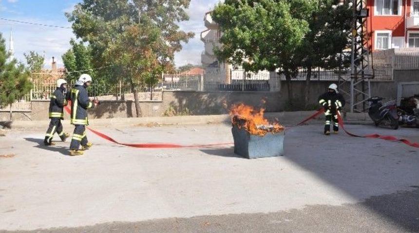 Sorgun Devlet Hastanesinde Yangın Tatbikatı