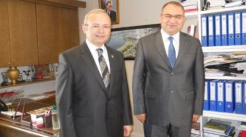 Zonguldak Valisi Kaban&rsquo;dan Milletvekili Candan&rsquo;a Ziyaret