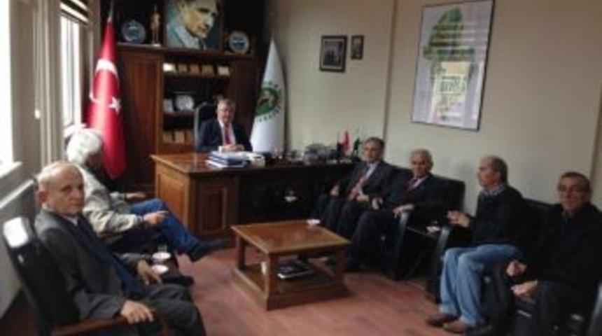 Kağıt Fabrikası Eski M&uuml;d&uuml;r&uuml; Başkan G&uuml;lşen&rsquo;i Ziyaret Etti