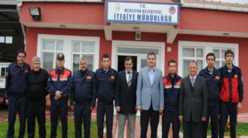 Merzifon İtfaiyesi, &Ccedil;evre Il&ccedil;elerdeki Olaylara M&uuml;dahale Etmeye Hazır