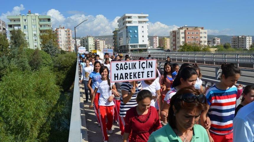 Silifke'de 'Sağlıklı Hissediyorum &Ccedil;&uuml;nk&uuml; Spor Yapıyorum' Y&uuml;r&uuml;y&uuml;ş&uuml;