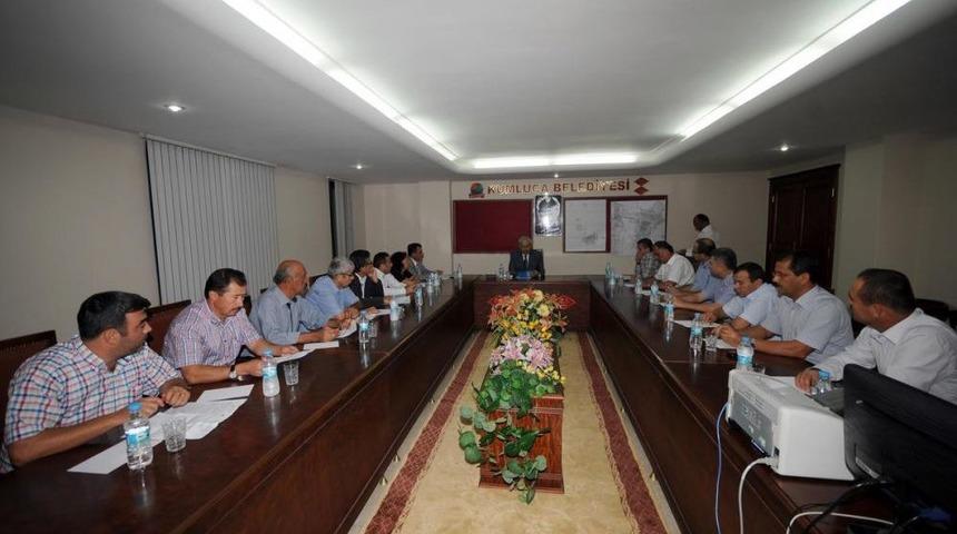 Kumluca Belediye Meclis Toplantısı Yapıldı