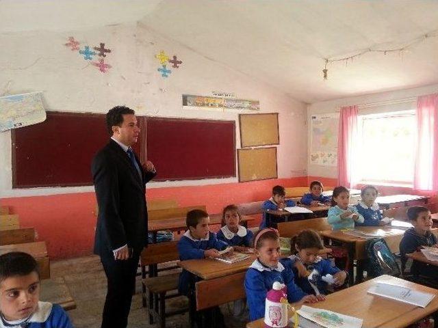 Kaymakam Şahin, K&ouml;y Okullarını Ve Sağlık Ocaklarını Ziyaret Etti 1