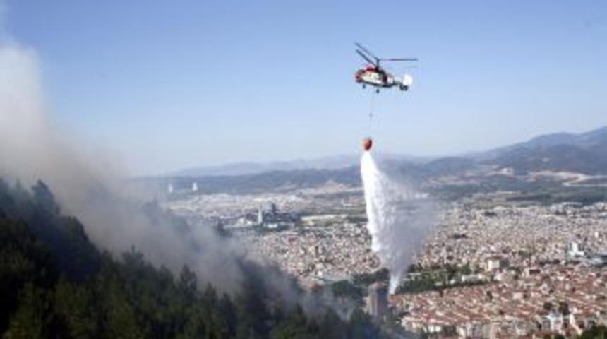 Yangın Helikopterinin Görevi Bitti