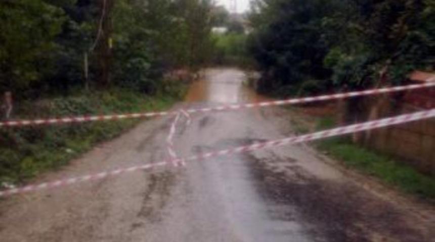 Kurucaşile'de Heyelan