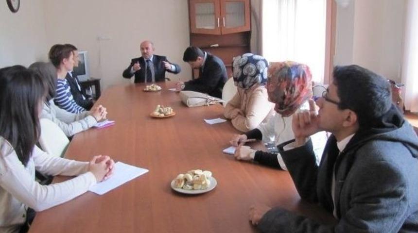 İl&ccedil;e Milli Eğitim M&uuml;d&uuml;r&uuml; Cebeci, Branş &Ouml;ğretmenleriyle Toplantı Yaptı